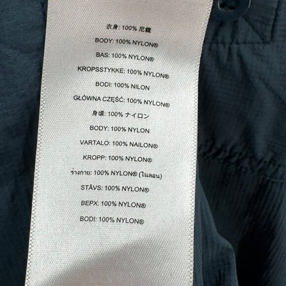 Filson Blue Nylon Long Sleeve Button-Up Shirt XS Mens Lightweight & Durable - Picture 6 of 7